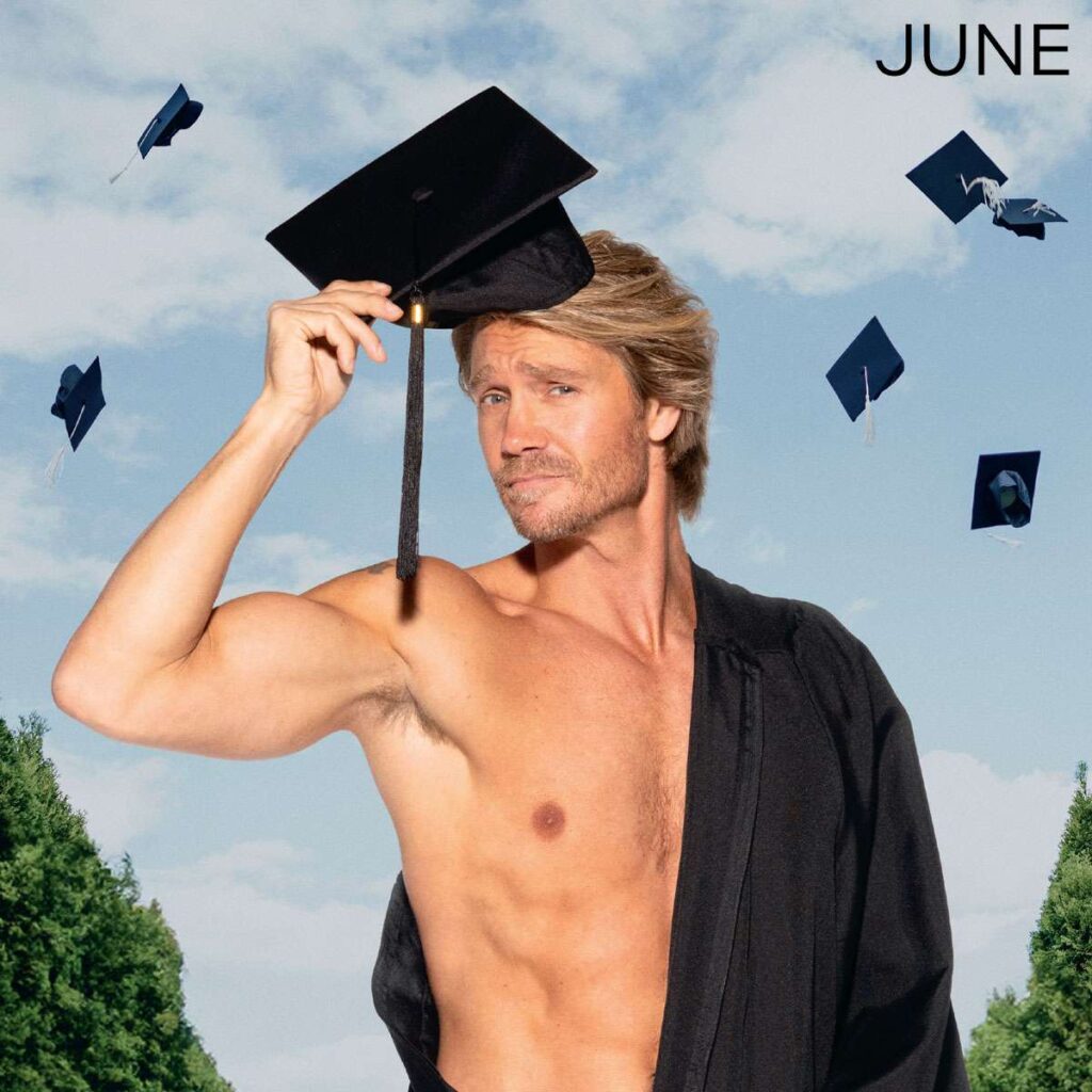 Chad Michael Murray for June. Photo : NETFLIX