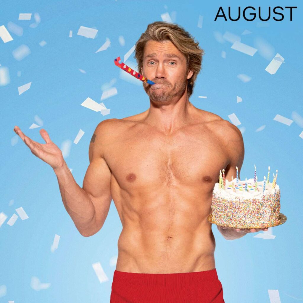 Chad Michael Murray for August. Photo : NETFLIX